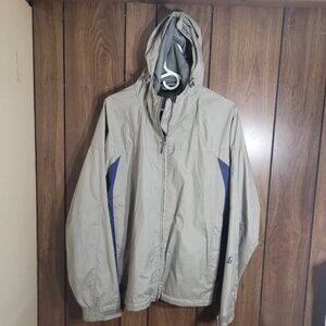 Men's Crazy Creek Jacket - Khaki/Blue Size Medium